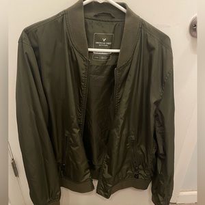 American Eagle Mens Green Bomber Jacket